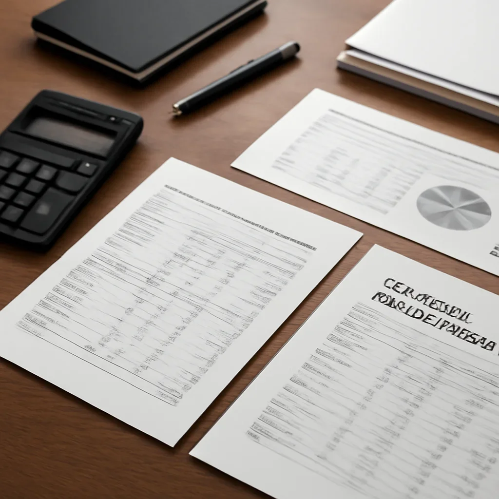 Documents and business details used to evaluate accounts receivable financing