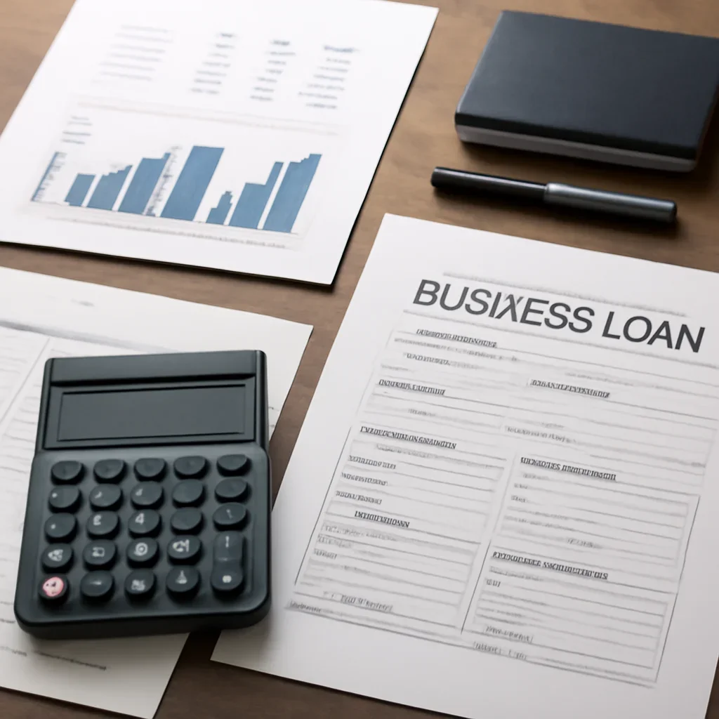 Documents and business details used to evaluate business loan alternatives