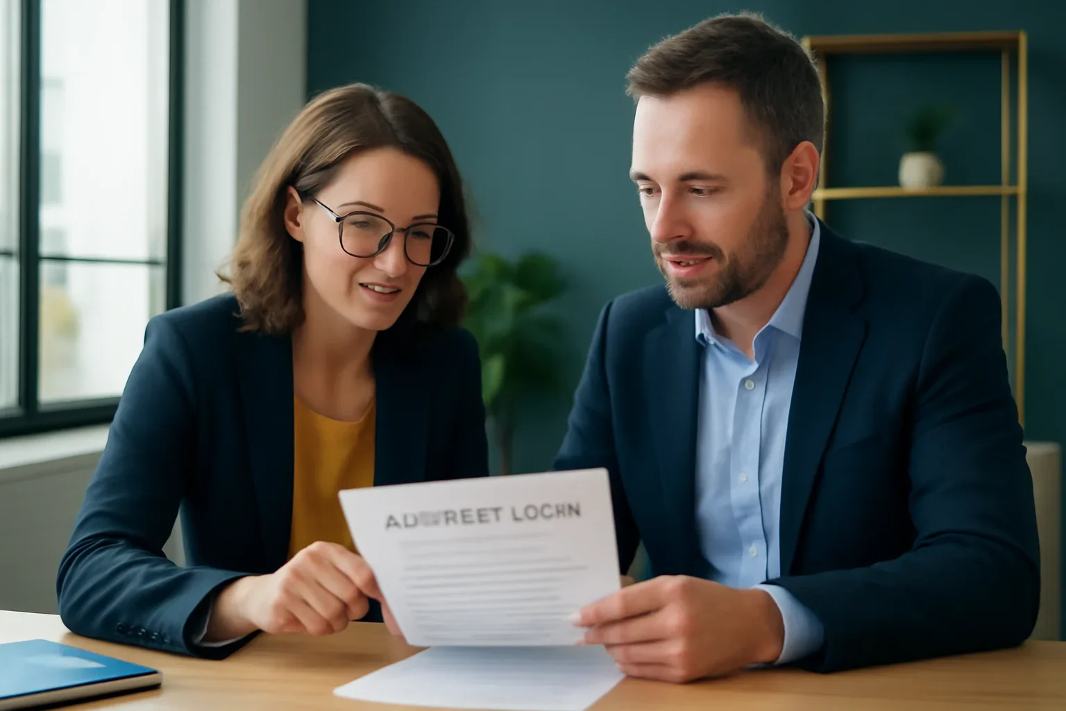 Business owner reviewing apply for a business loan options