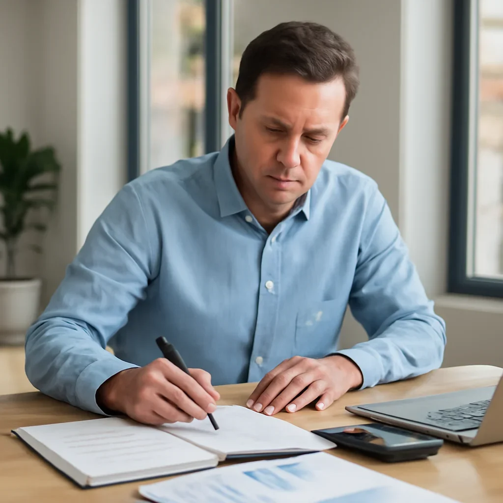 Business owner preparing for a conversation about asset-based lending