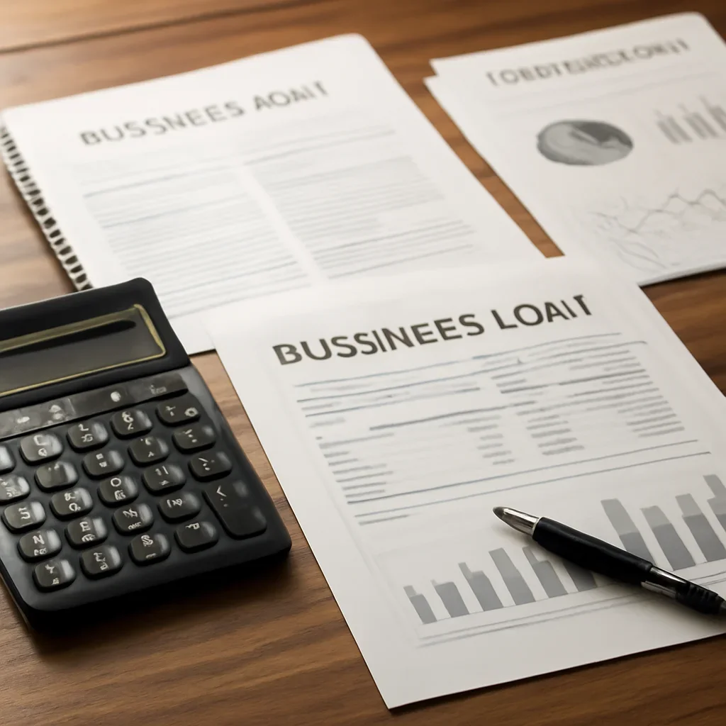 Documents and business details used to evaluate bank business loans