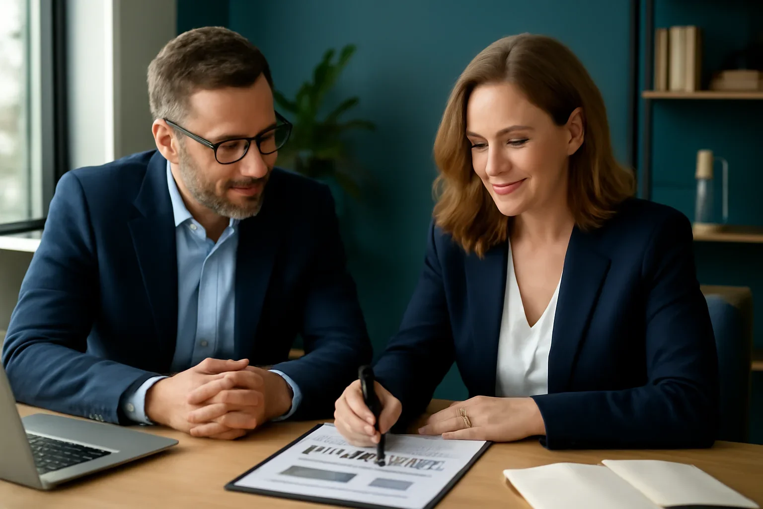 Business owner reviewing best business lines of credit options