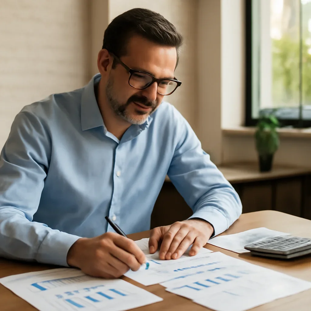 Business owner preparing for a conversation about business auto loans