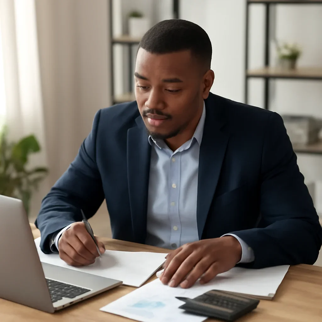 Business owner preparing for a conversation about business debt consolidation loans