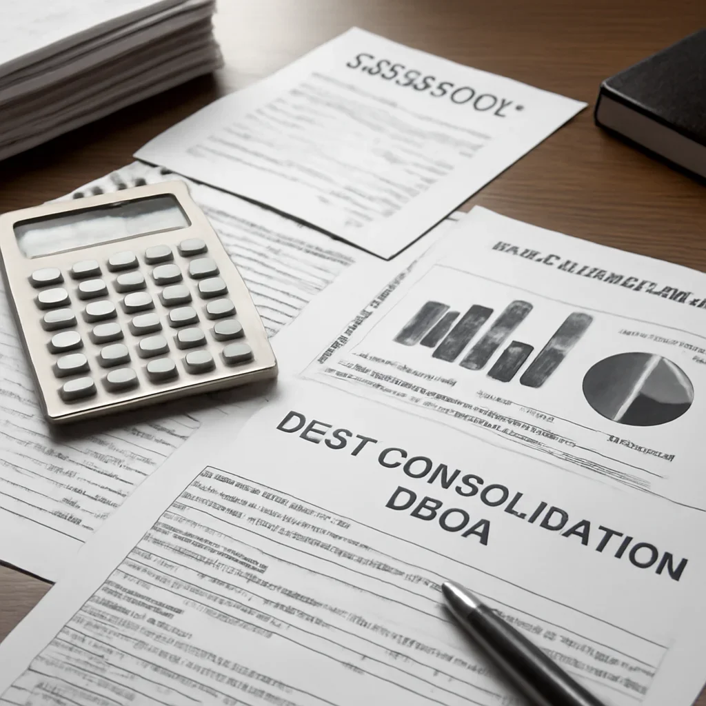 Documents and business details used to evaluate business debt consolidation loans