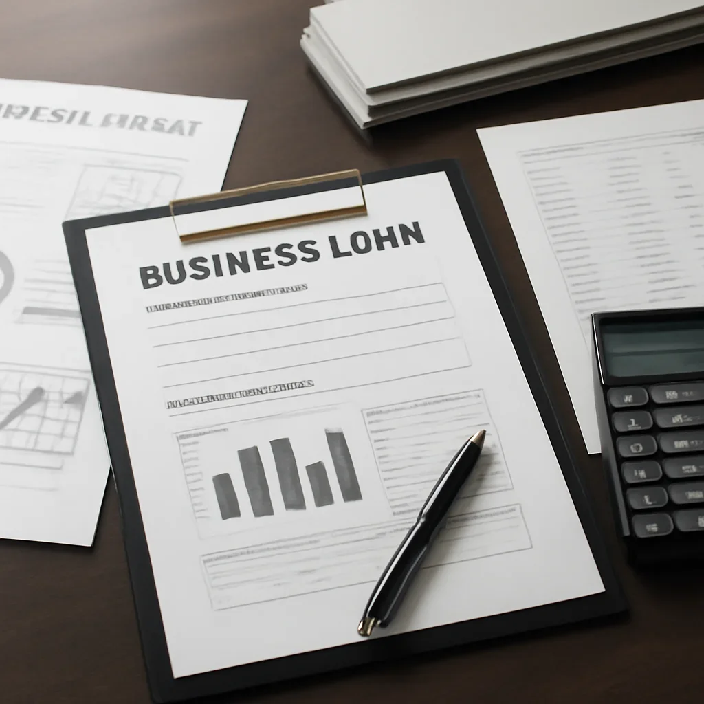 Documents and business details used to evaluate business loan refinancing