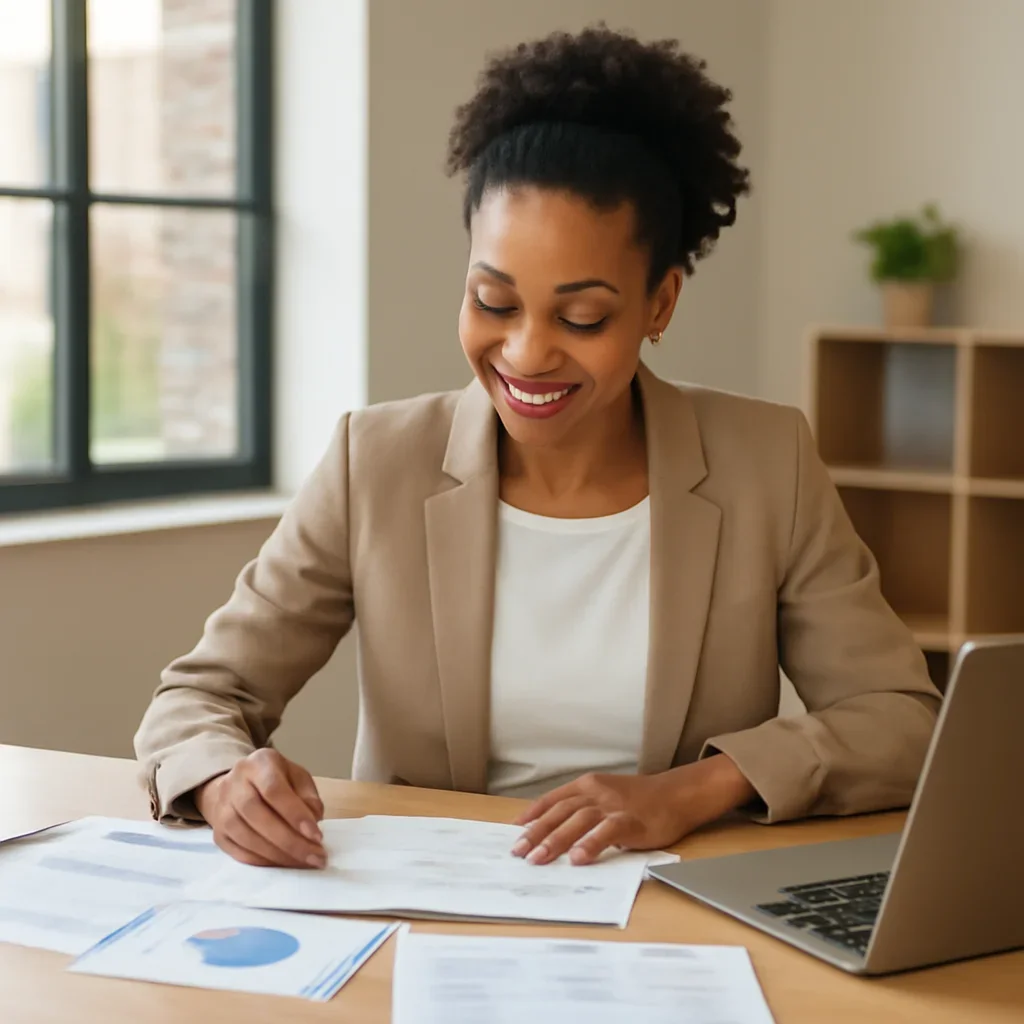 Business owner preparing for a conversation about business loans