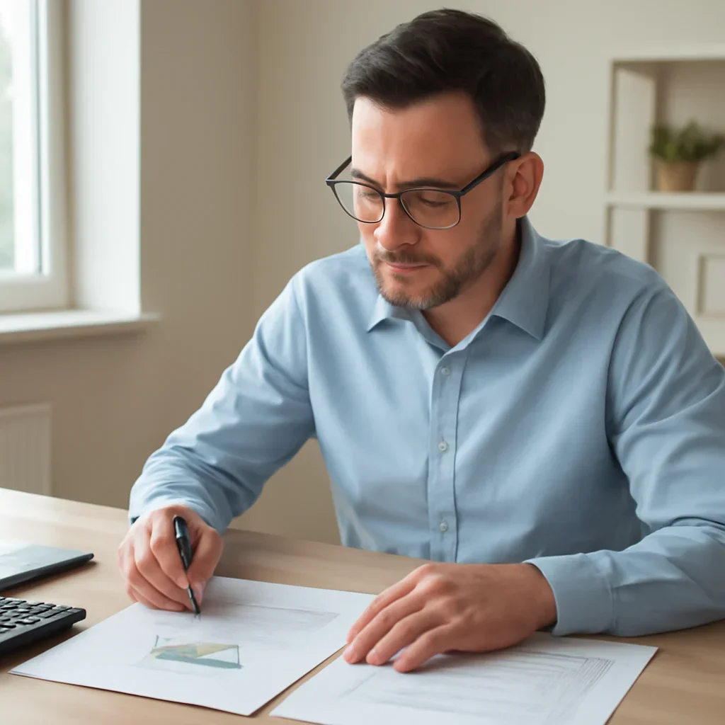 Business owner preparing for a conversation about veteran business loans