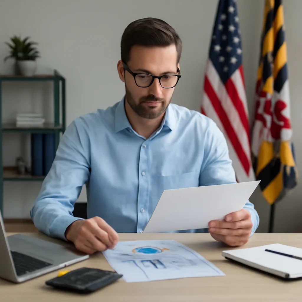Financing consultation for a company operating in Maryland