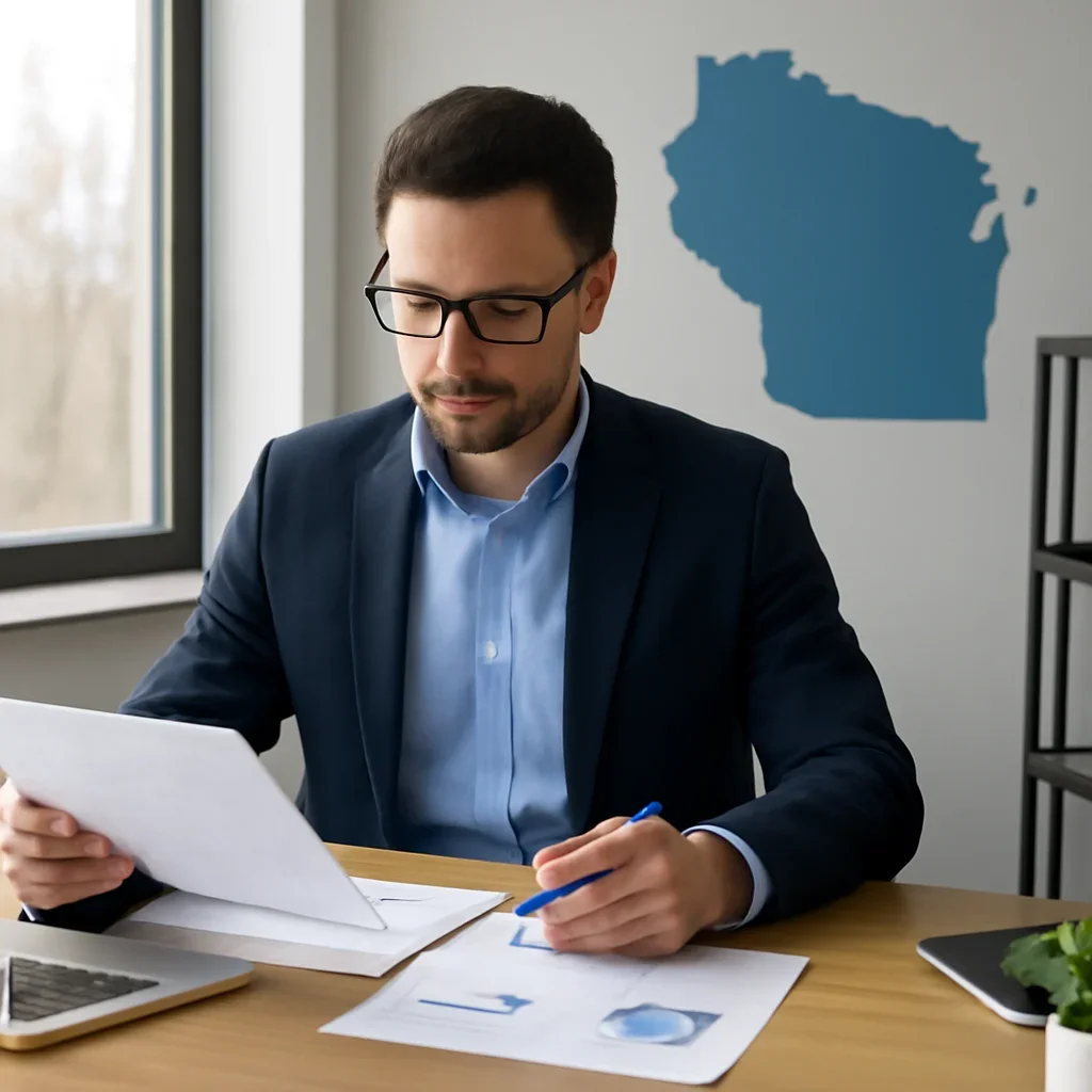 Financing consultation for a company operating in Wisconsin