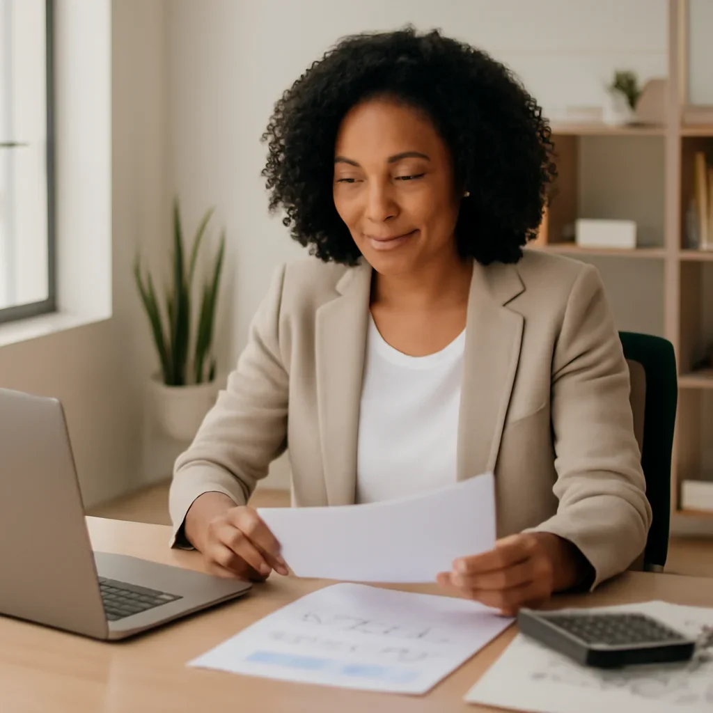 Business owner preparing for a conversation about business loans without a personal guarantee