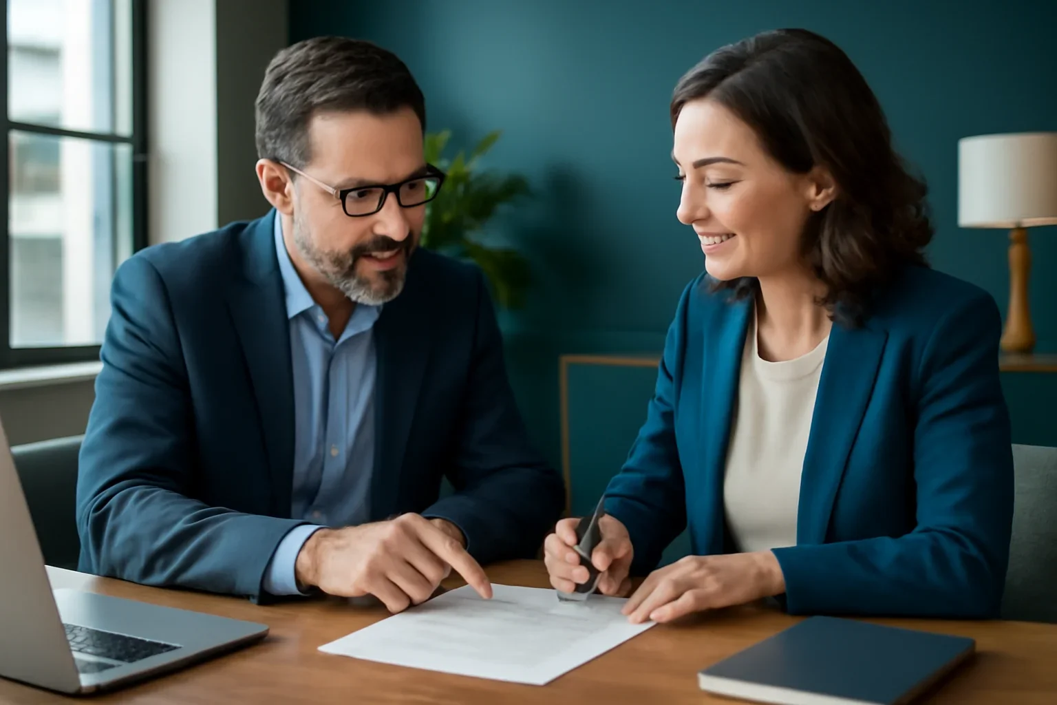 Business owner reviewing business loans without a personal guarantee options