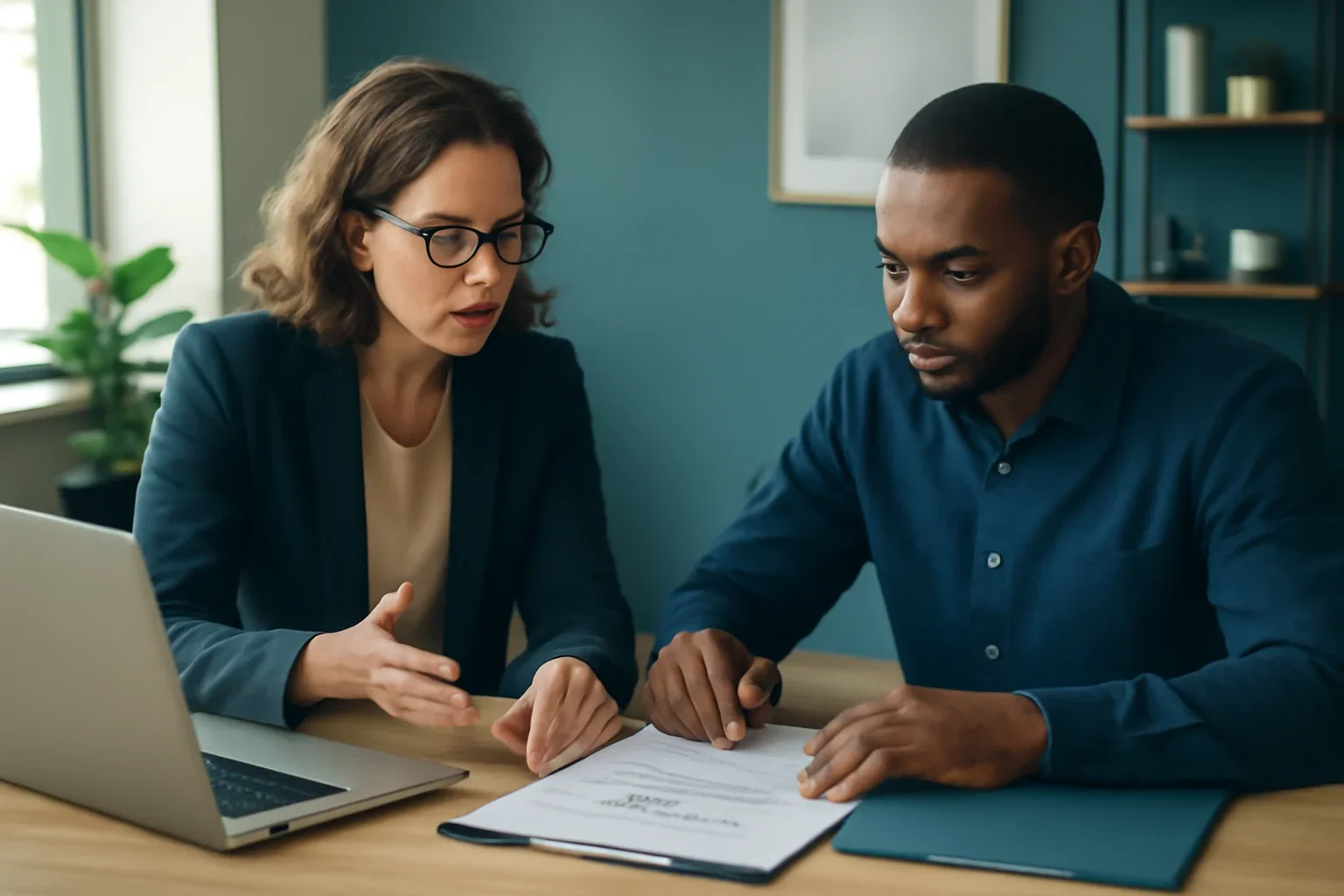 Business owner reviewing business loans with no revenue options