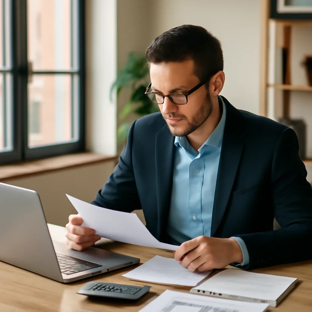 Business owner preparing for a conversation about owner-occupied commercial real estate loans