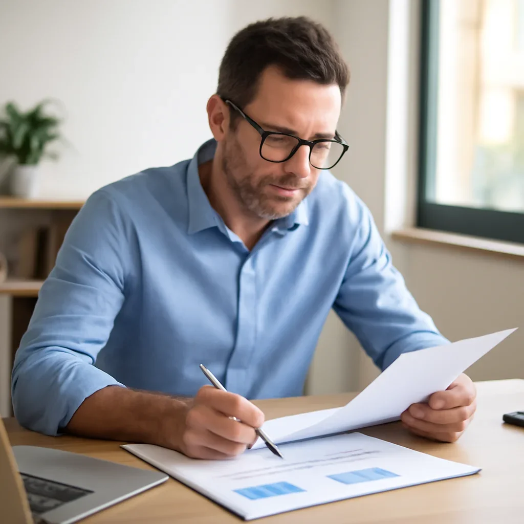 Business owner preparing for a conversation about retail property loans