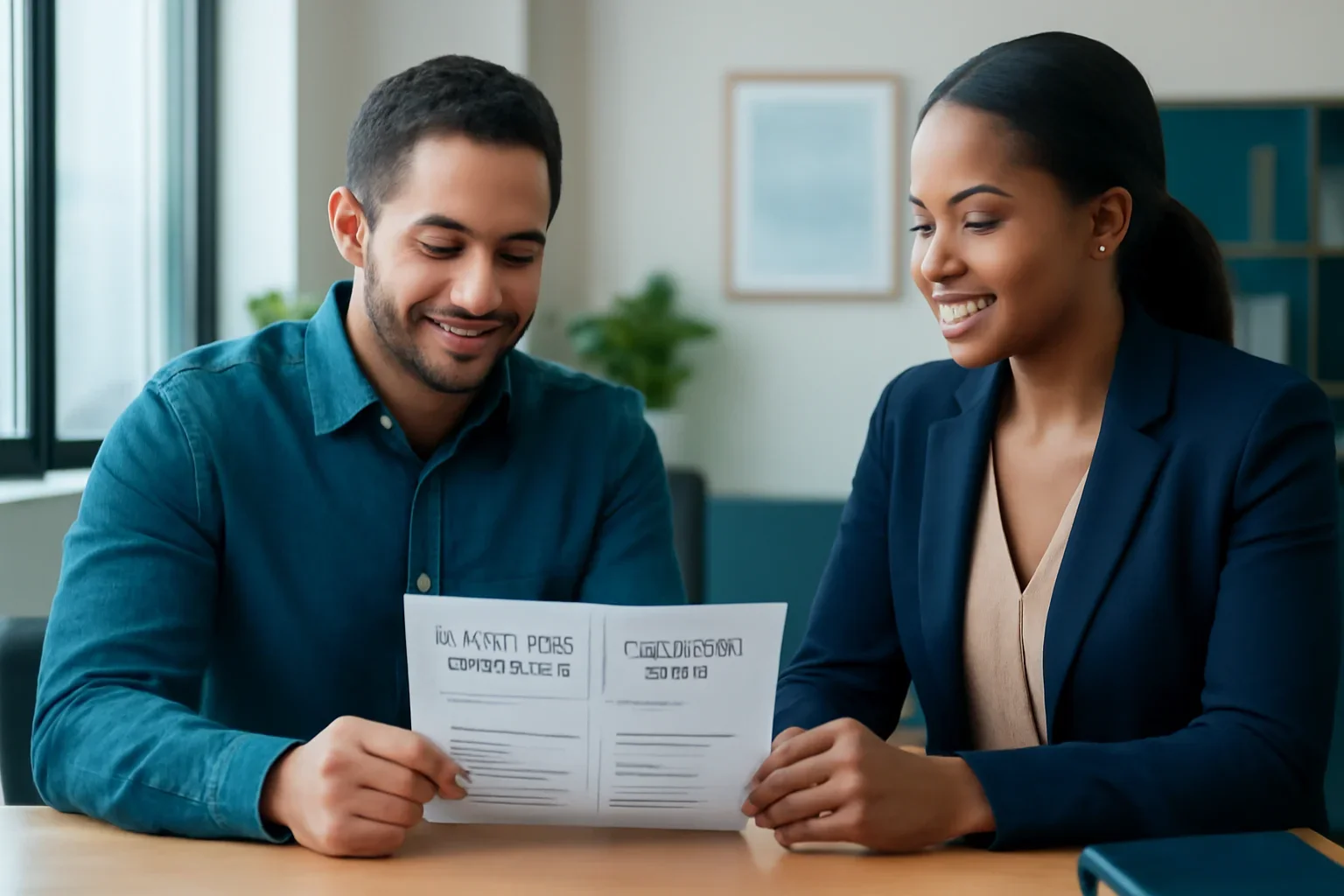 Business owner reviewing merchant cash advance vs. business loan options