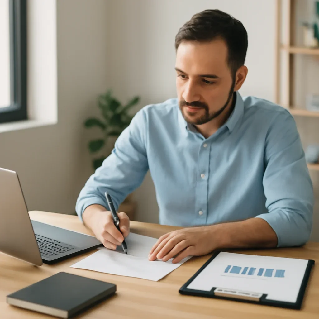 Business owner preparing for a conversation about sba loan vs. conventional loan