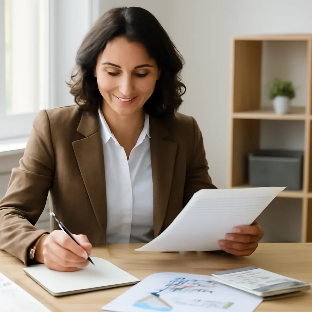 Business owner preparing for a conversation about credit union business loans