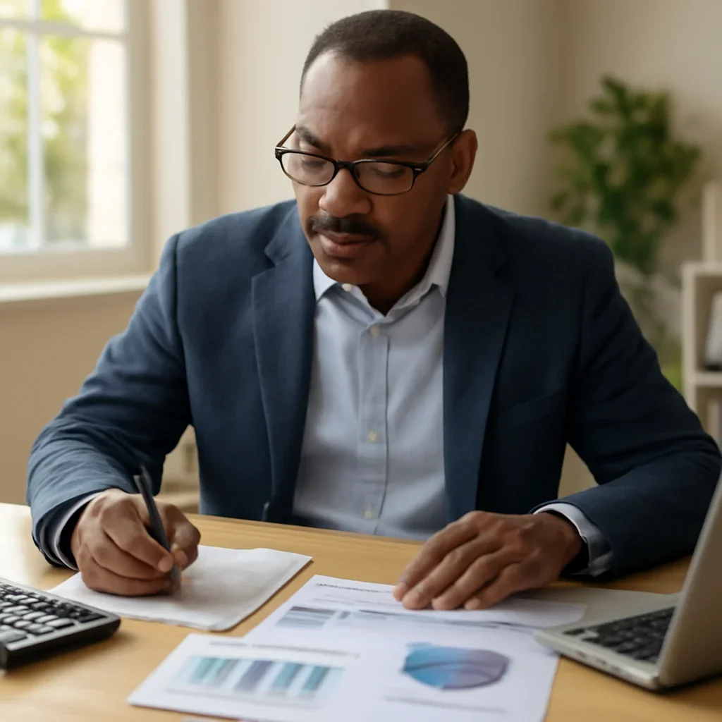 Business owner preparing for a conversation about business loan eligibility
