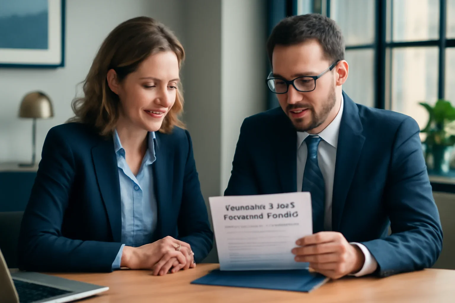Business owner reviewing business loan eligibility options