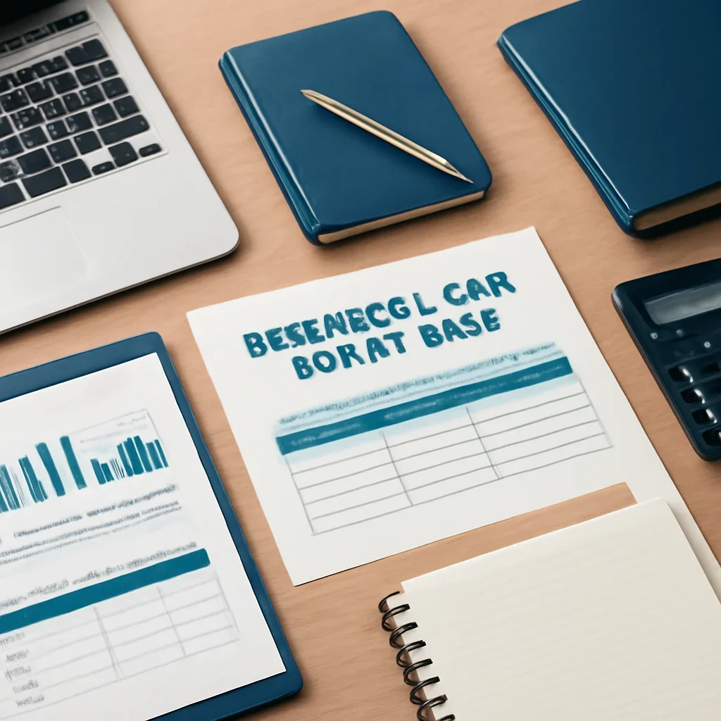Documents and planning tools for business loan repayment