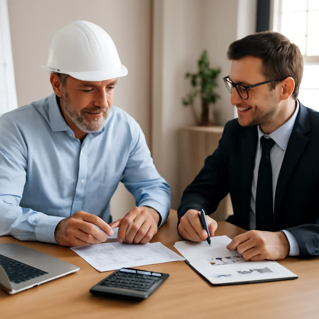 Business finance planning for a construction company