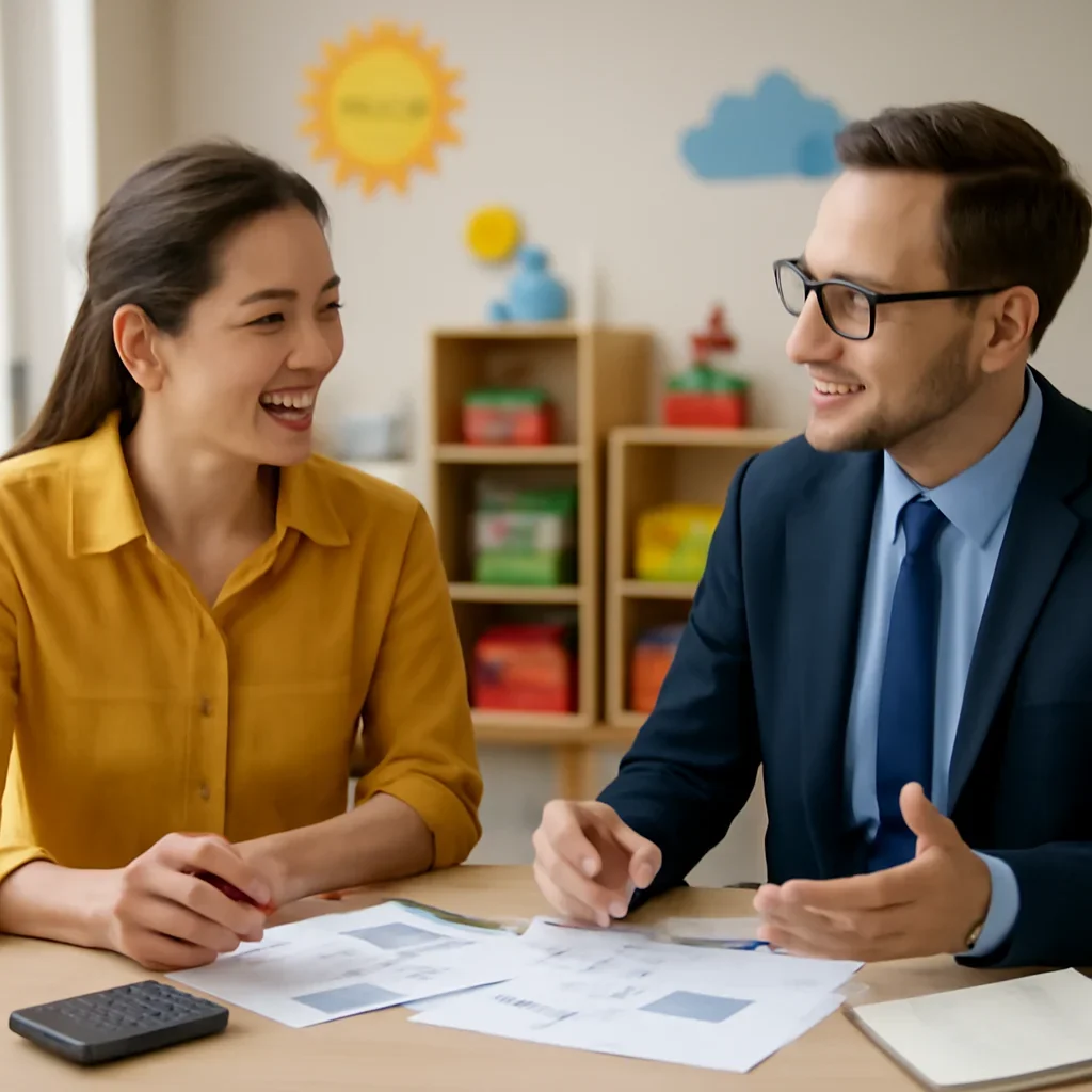 Business finance planning for a daycare company