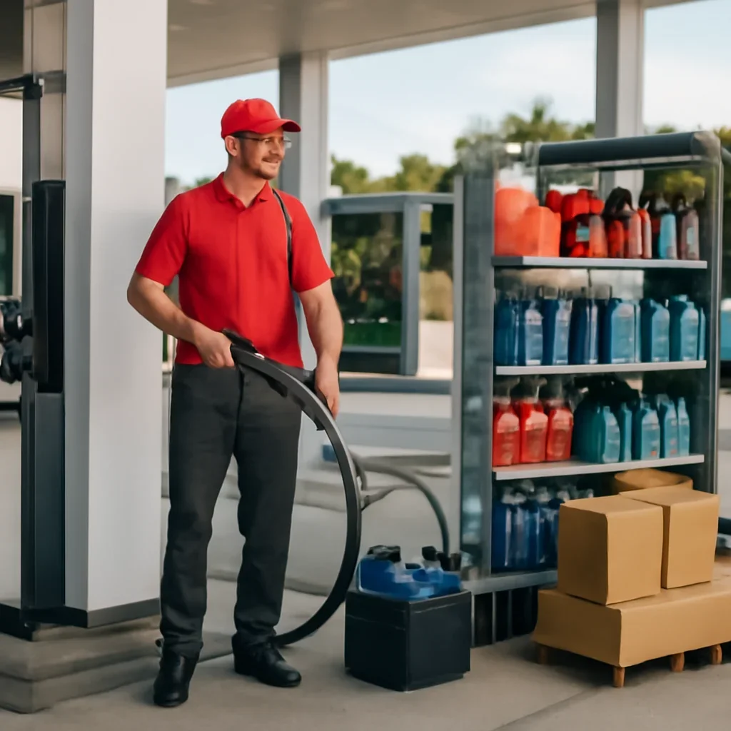 Operational equipment and working capital needs for a gas station business