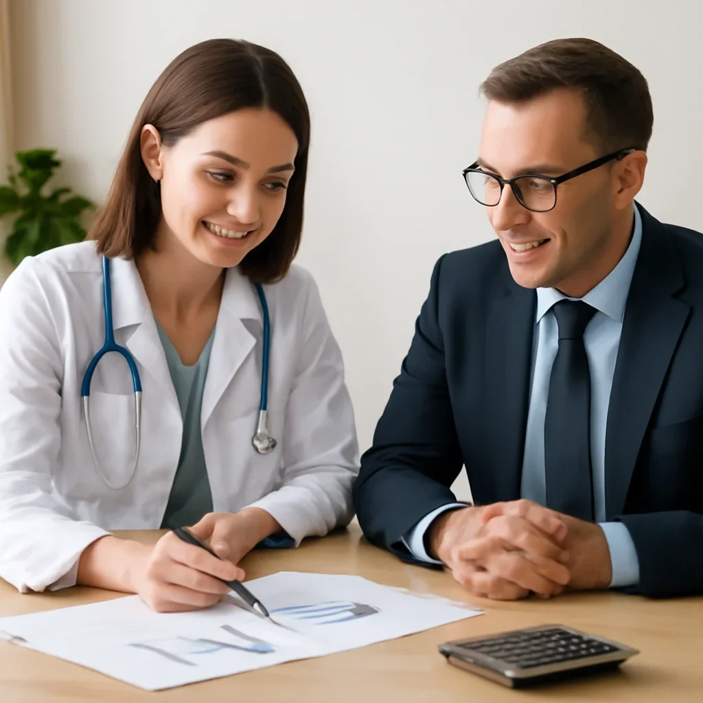 Business finance planning for a healthcare company