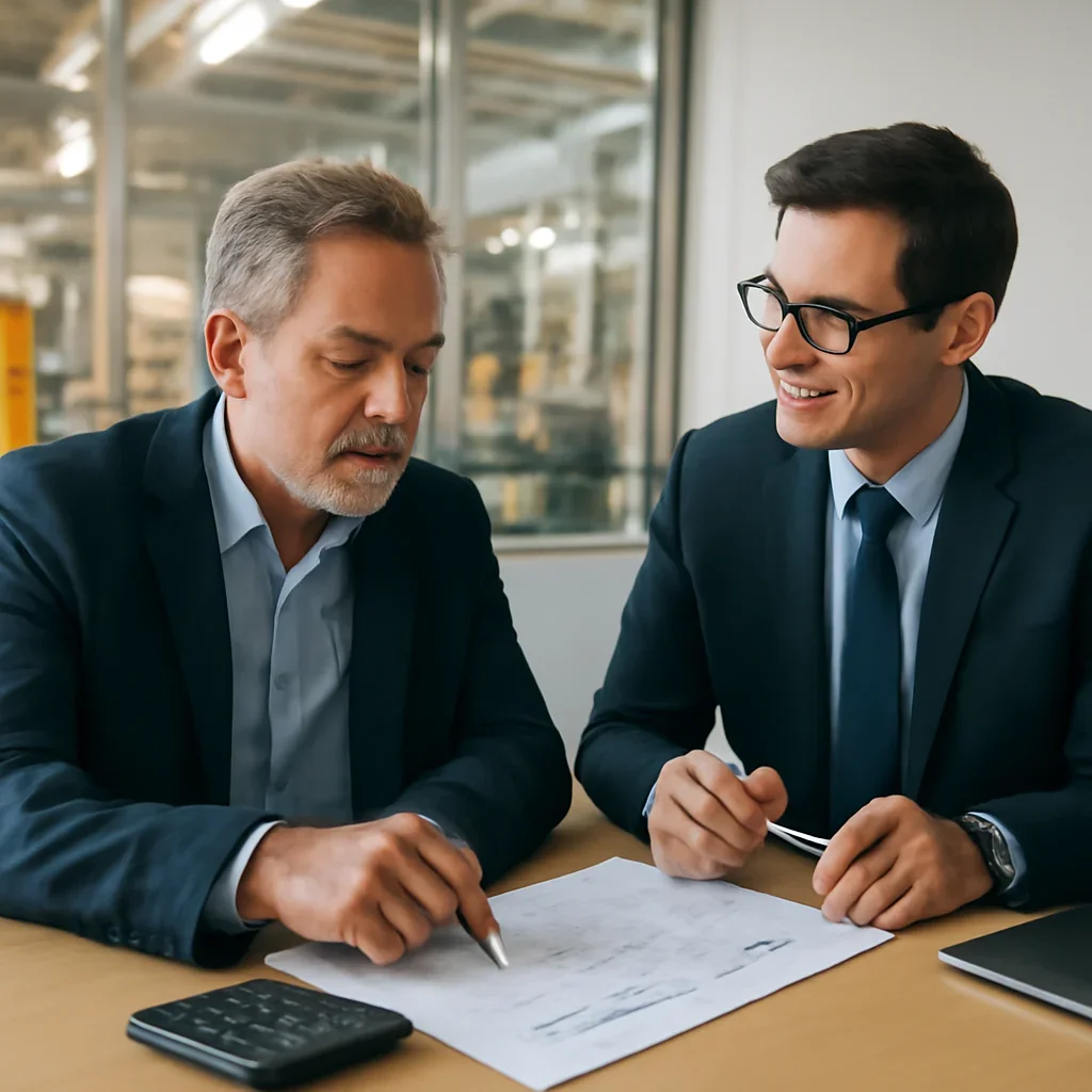 Business finance planning for a manufacturing company