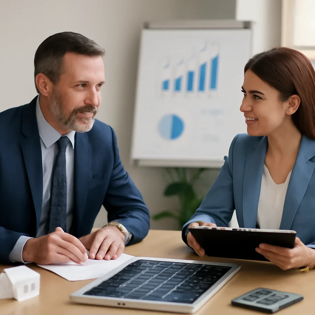 Business finance planning for a solar company