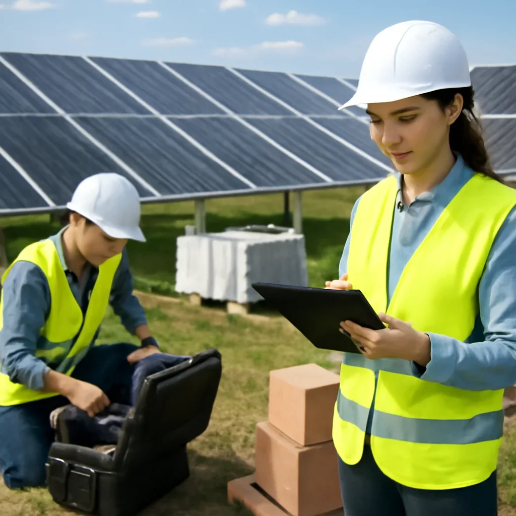 Operational equipment and working capital needs for a solar business