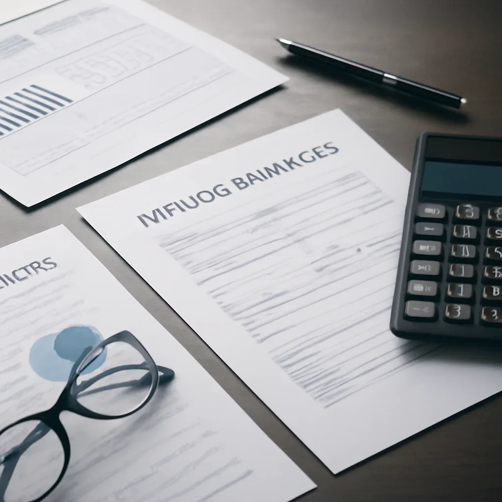Documents and business details used to evaluate invoice factoring
