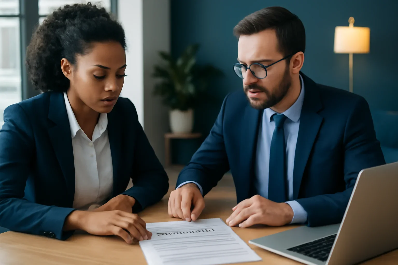 Business owner reviewing business loan lenders near me options