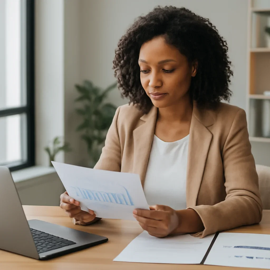 Business owner preparing for a conversation about online business lenders
