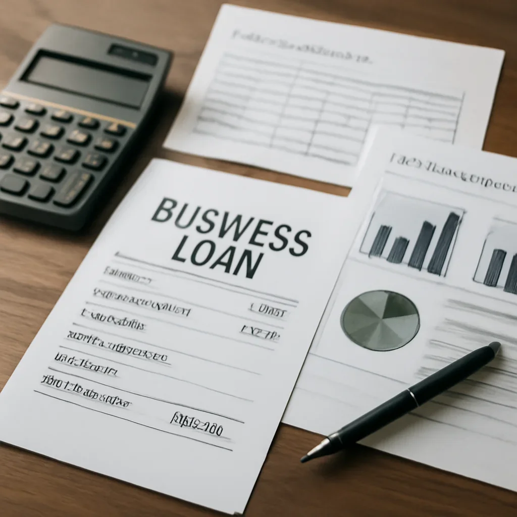 Documents and business details used to evaluate $5,000 business loans