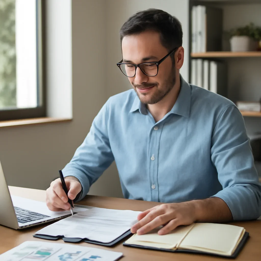 Business owner preparing for a conversation about $50,000 business loans