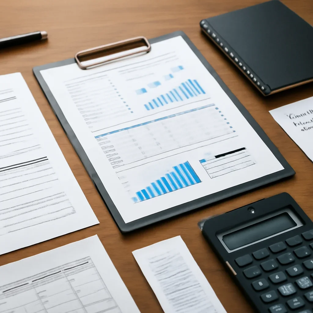 Documents and business details used to evaluate long-term business loans
