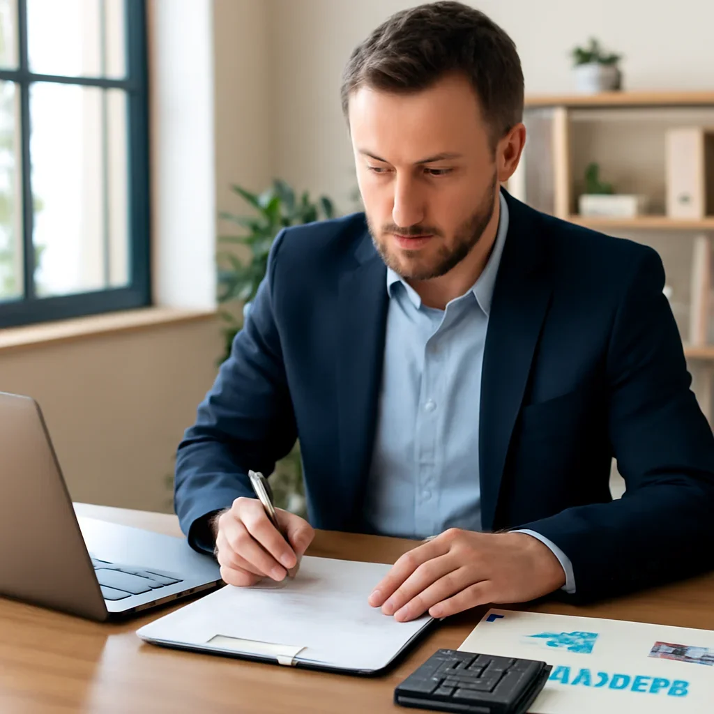 Business owner preparing for a conversation about merchant cash advance