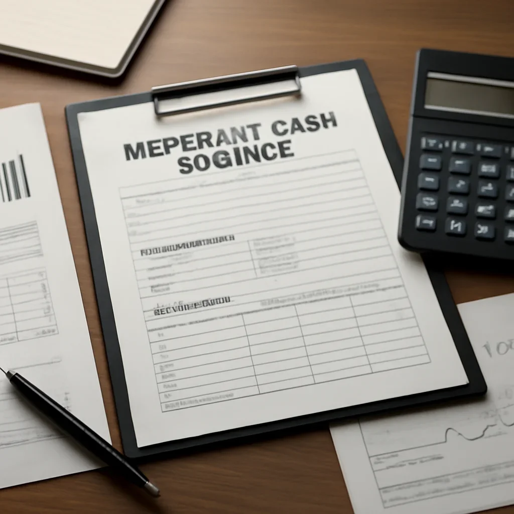 Documents and business details used to evaluate merchant cash advance