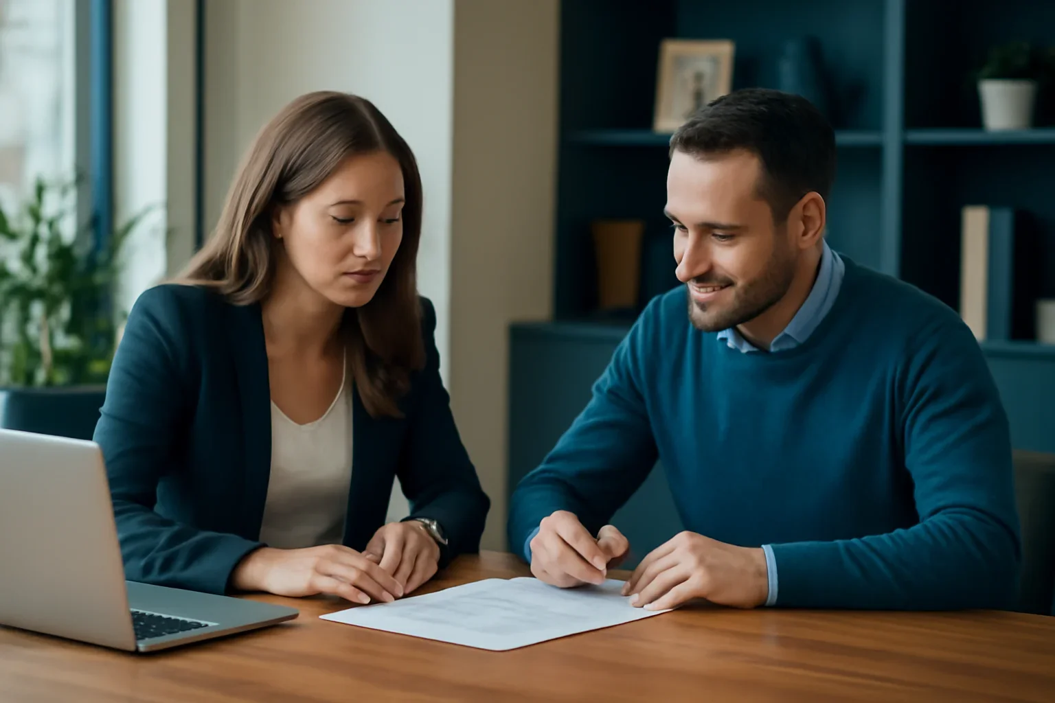 Business owner reviewing private business loans options