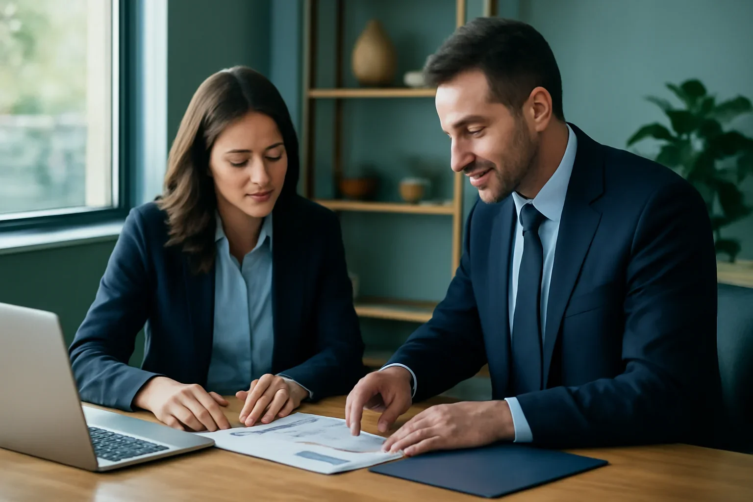 Business owner reviewing revenue-based financing options