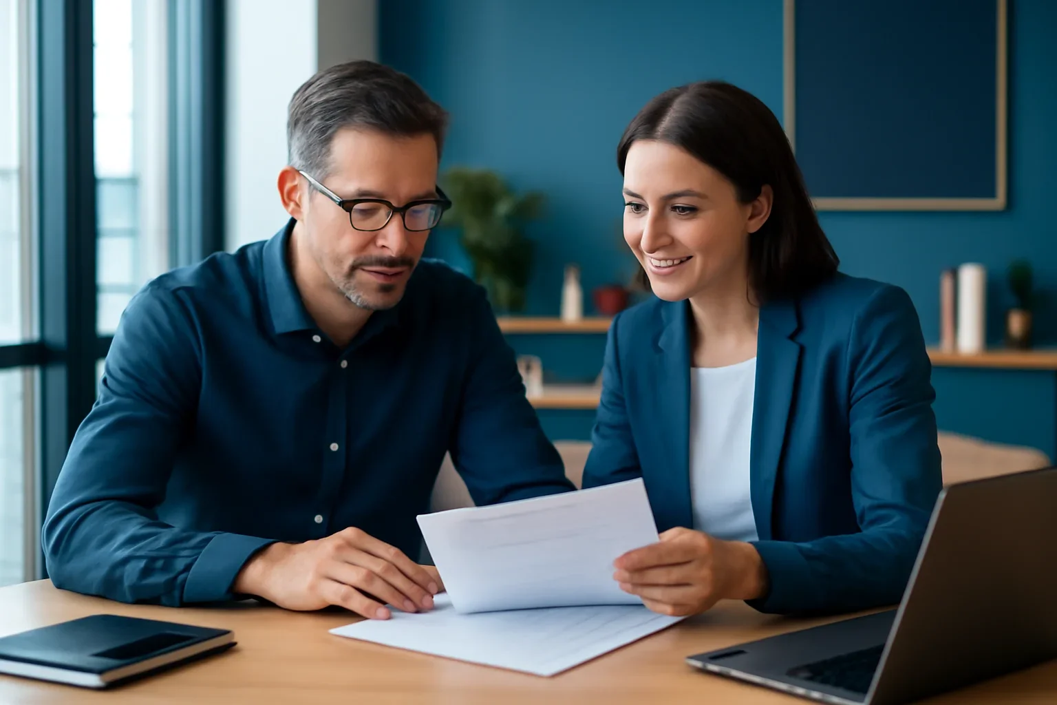 Business owner reviewing sba 504 loans options