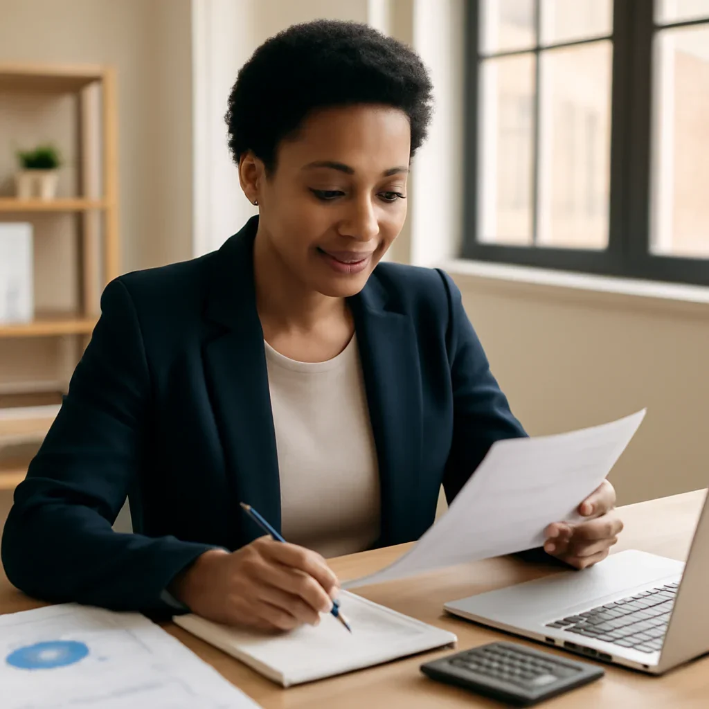 Business owner preparing for a conversation about sba 7(a) loans
