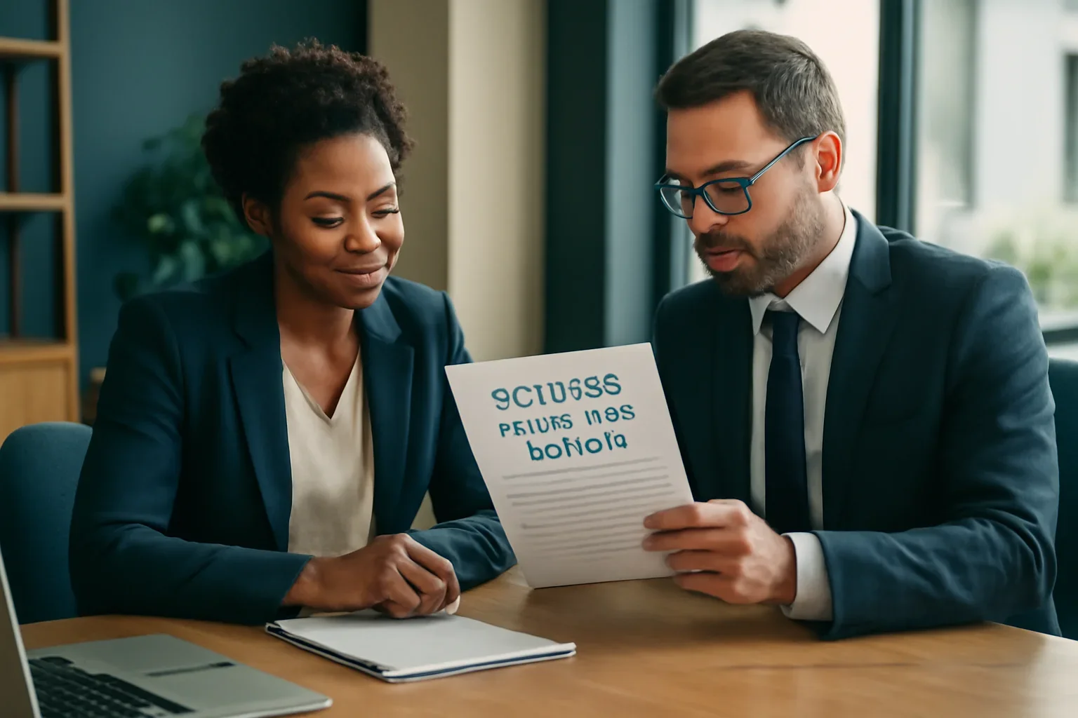 Business owner reviewing secured business loans options