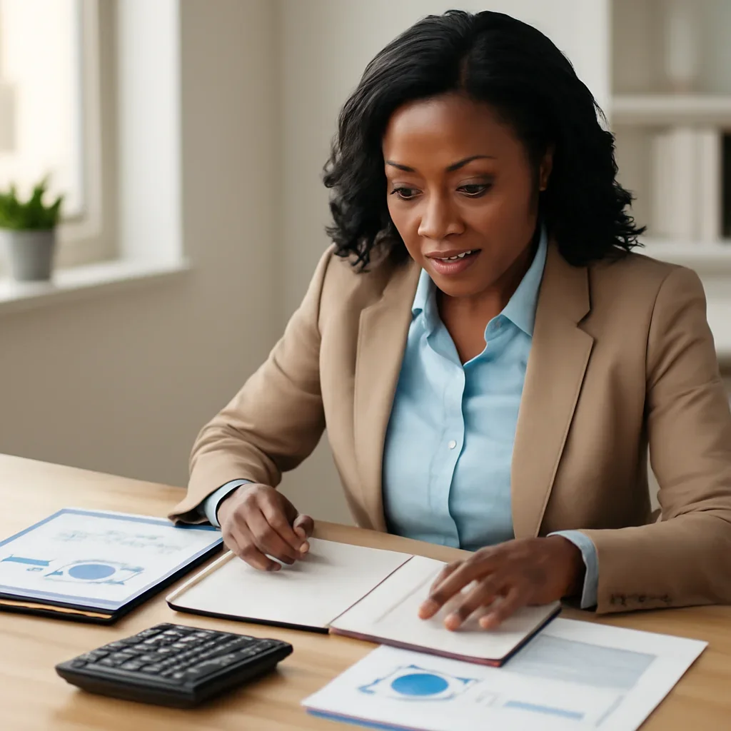 Business owner preparing for a conversation about startup business loans